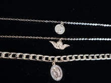 Load image into Gallery viewer, Virgin Mary layered chain anklet| Gold