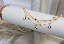 Load image into Gallery viewer, Evil eye anklet collection