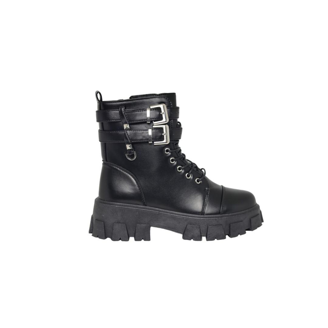 Frankie combat boots Black