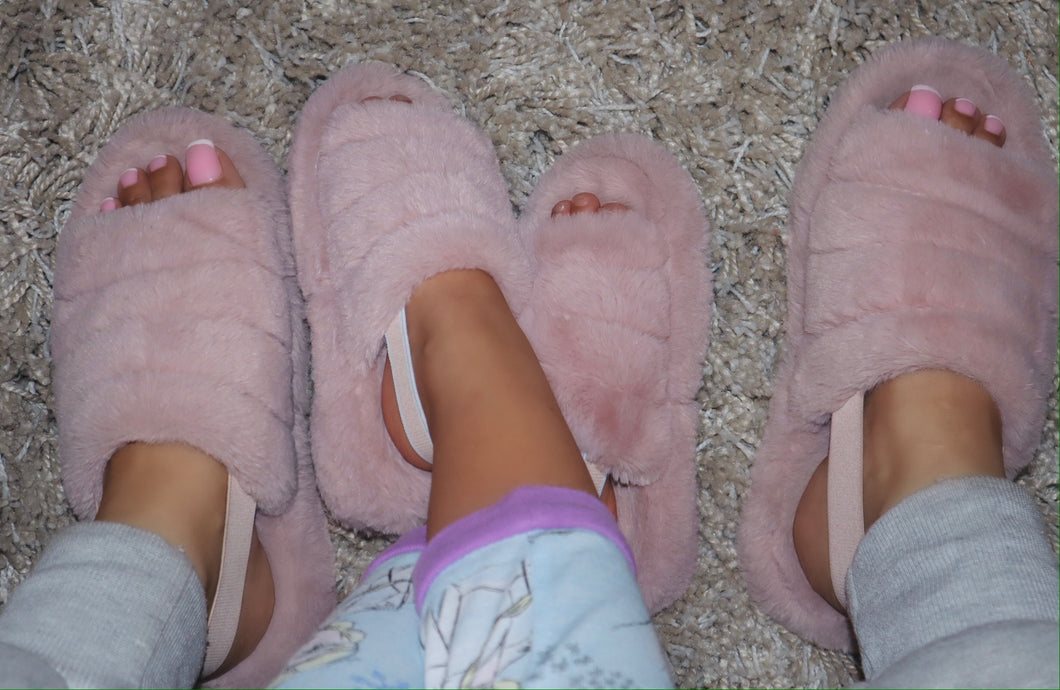 Bella slippers|Kids Blush