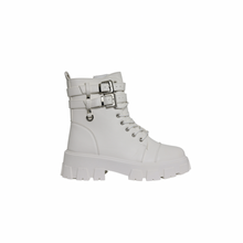 Load image into Gallery viewer, Frankie combat boots | Off white