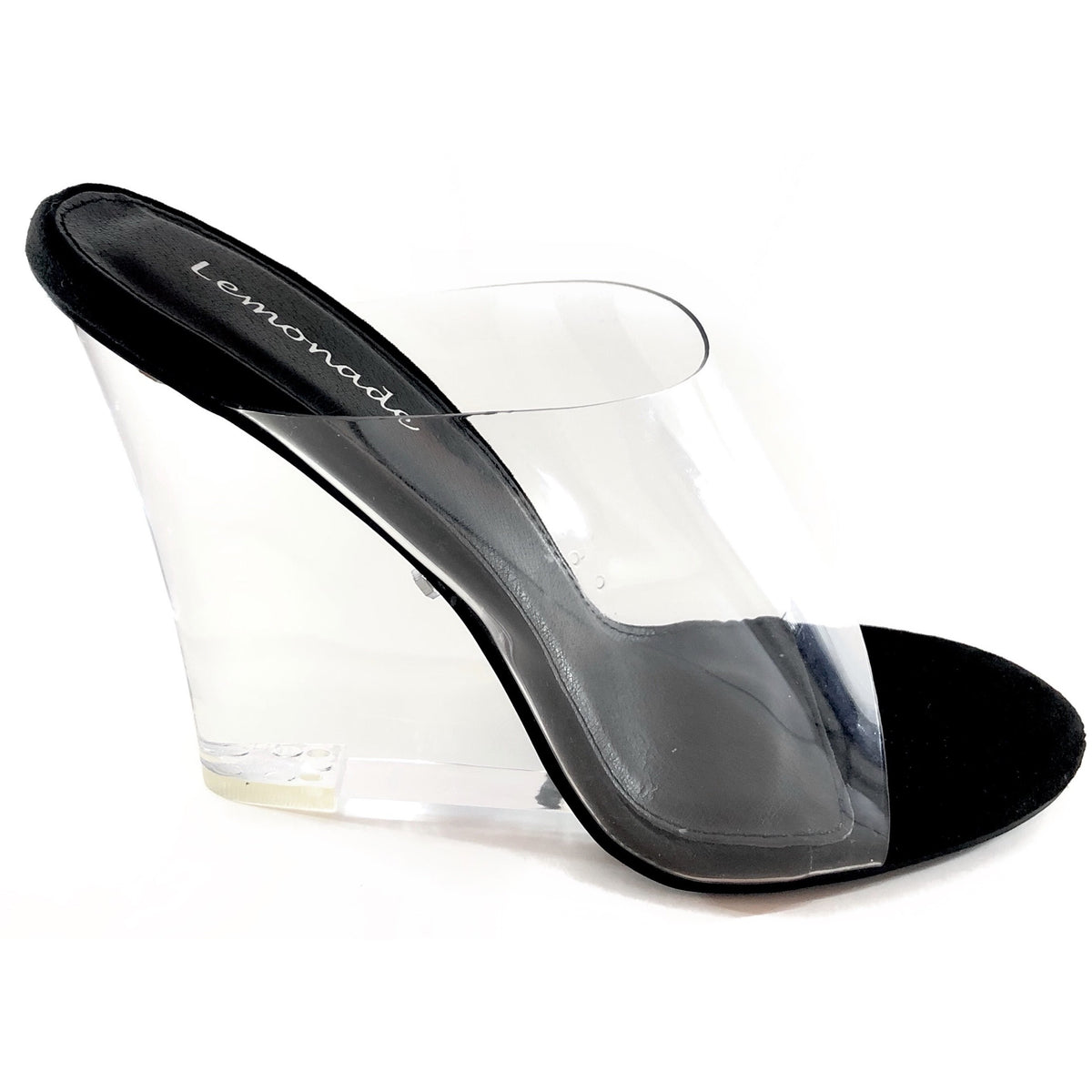 Pvc wedge|Black – Jade Los Angeles