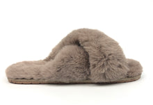 Load image into Gallery viewer, Plush slippers|Tan