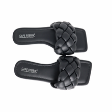 Load image into Gallery viewer, Bali braided sandals| Black
